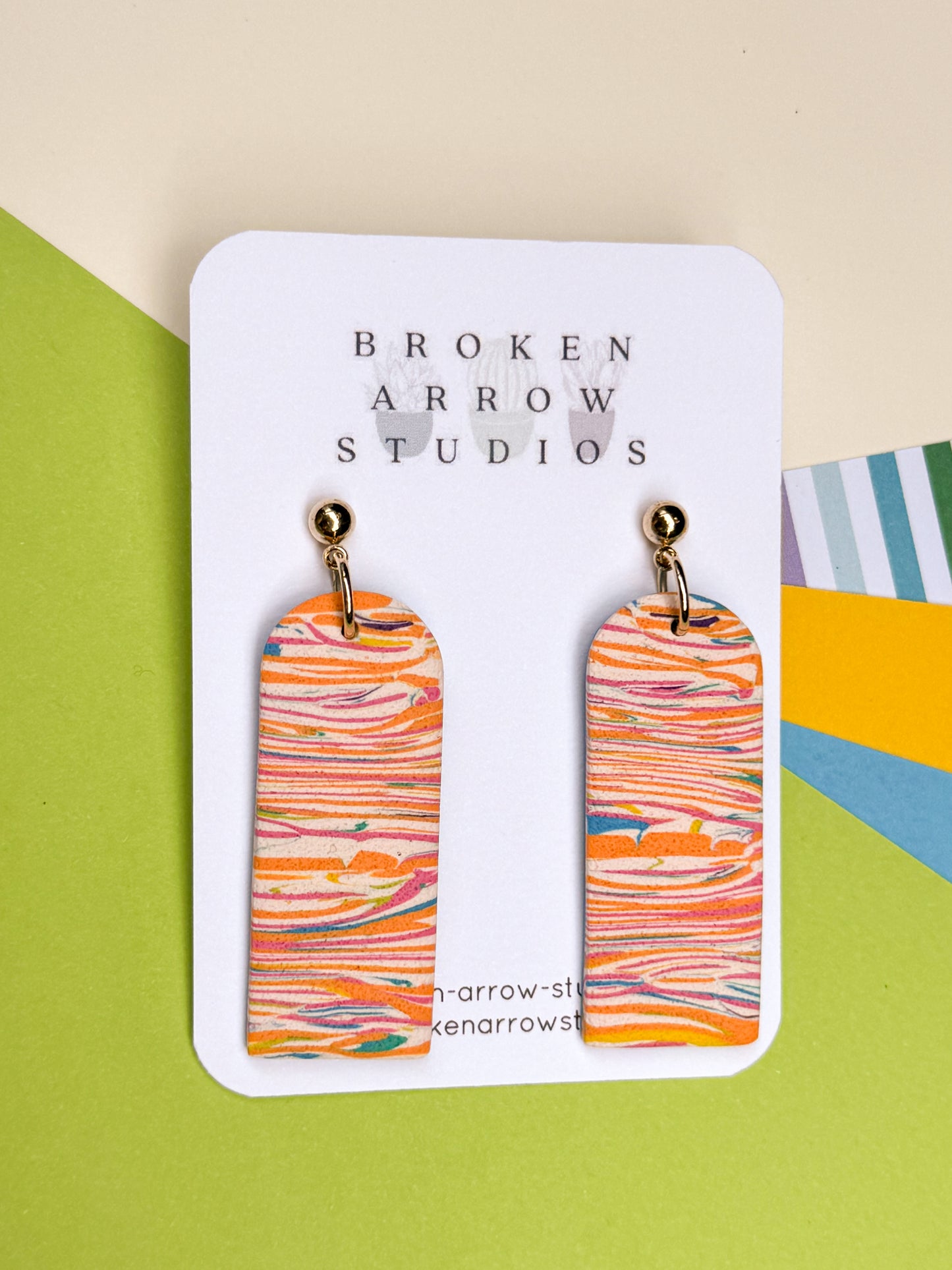 Office Scrap Stripe Tall Arches