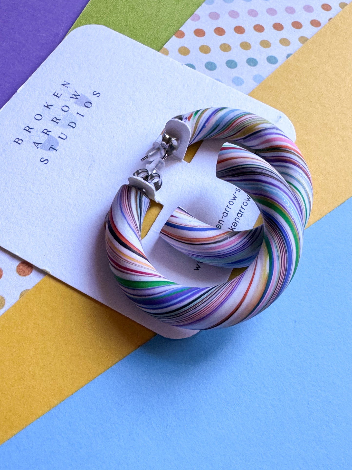 Scrap Stripe Hoops 2