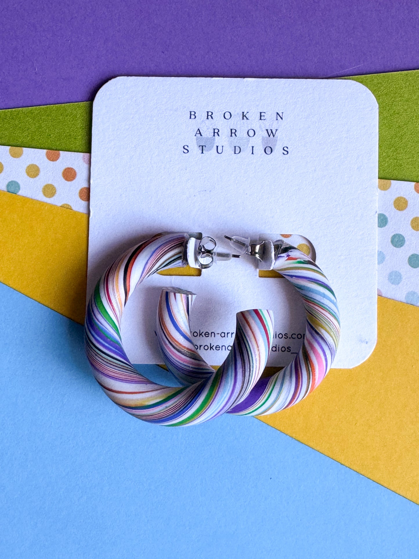 Scrap Stripe Hoops 2