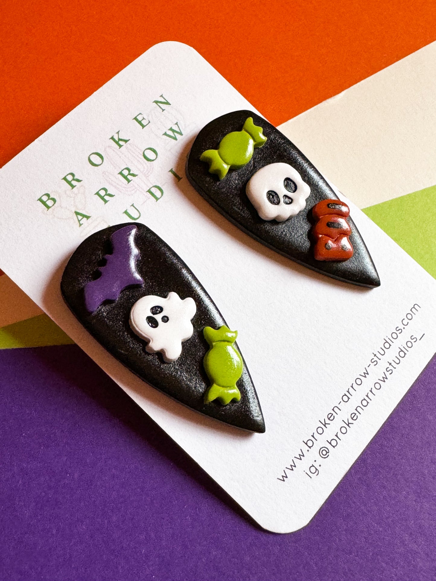 Halloween Icon Large Dagger Studs