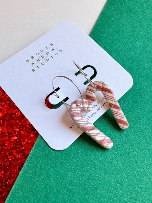 Candy Cane Hoops