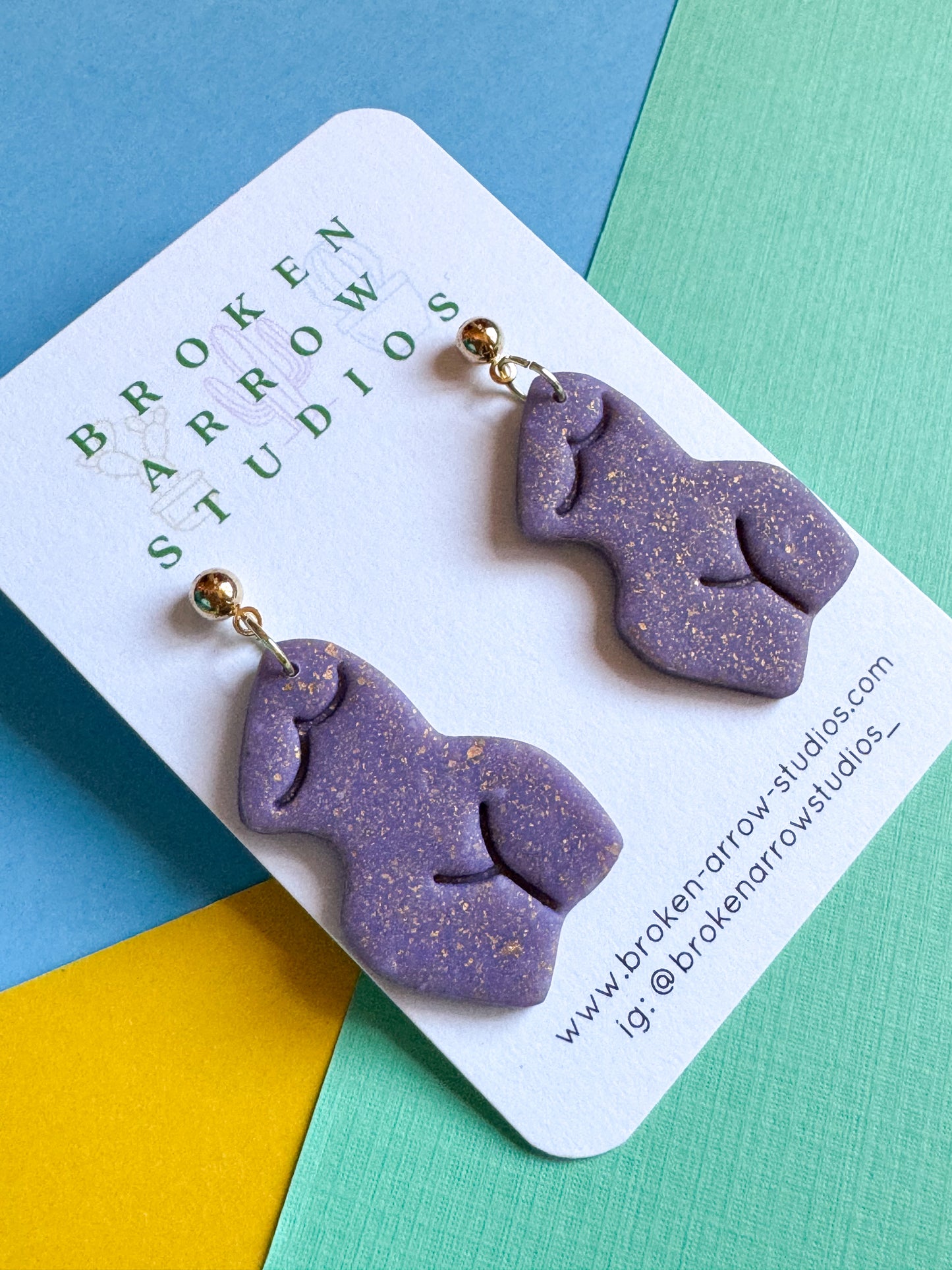 Gold Speckled Purple Babes