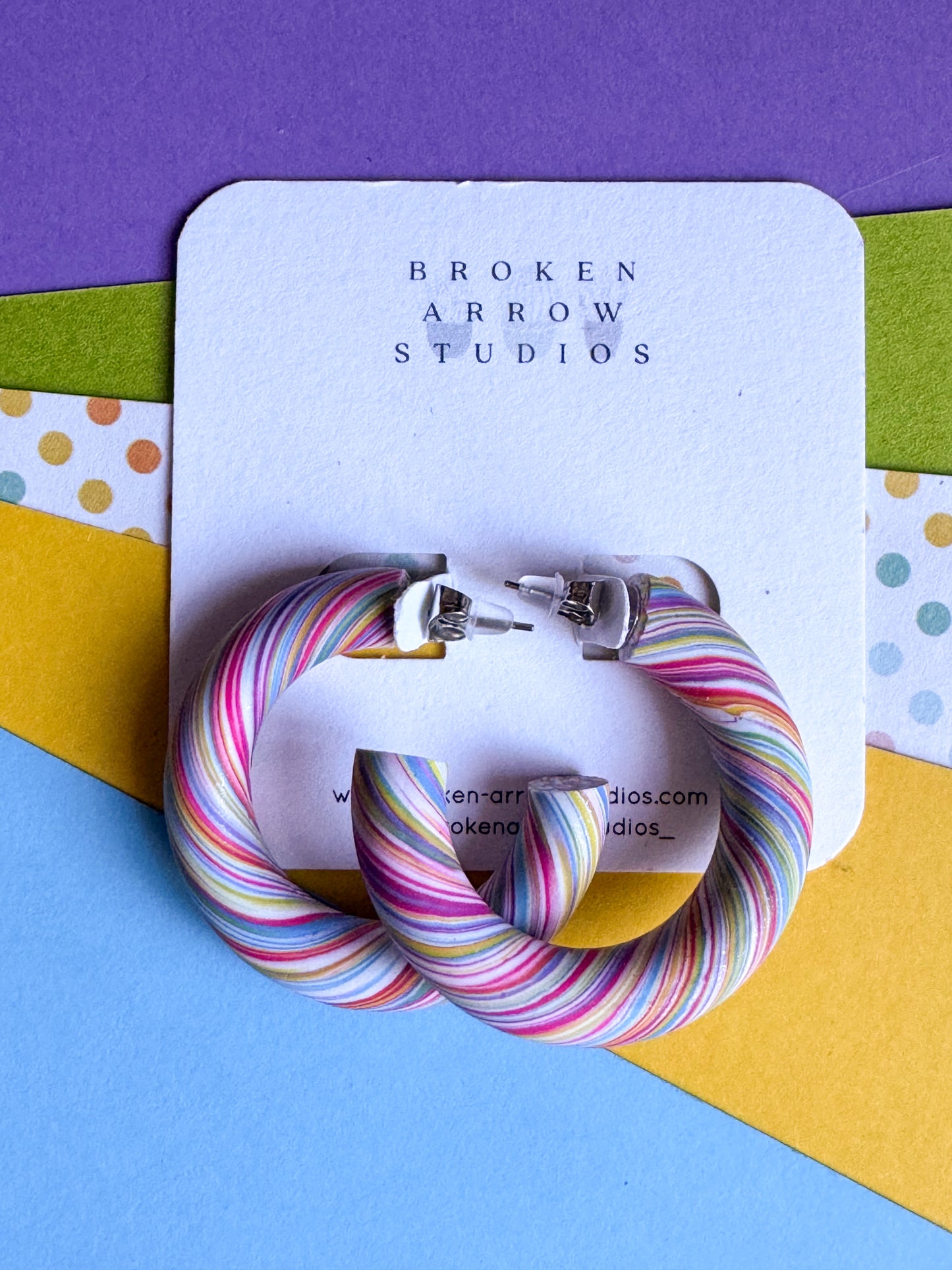 Scrap Stripe Hoops 1