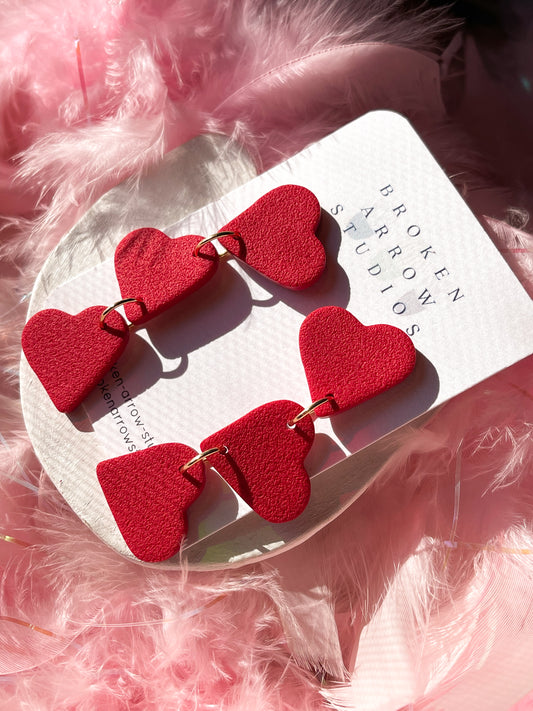 Triple Heart Dangles