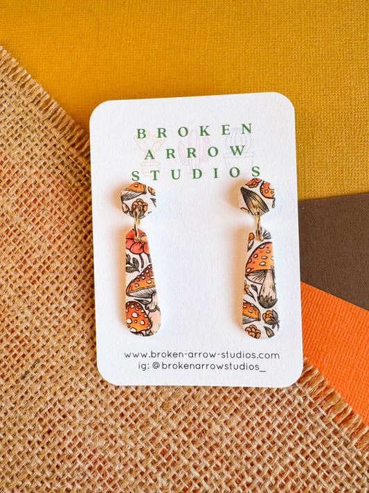 Mushroom Skinny Dangles