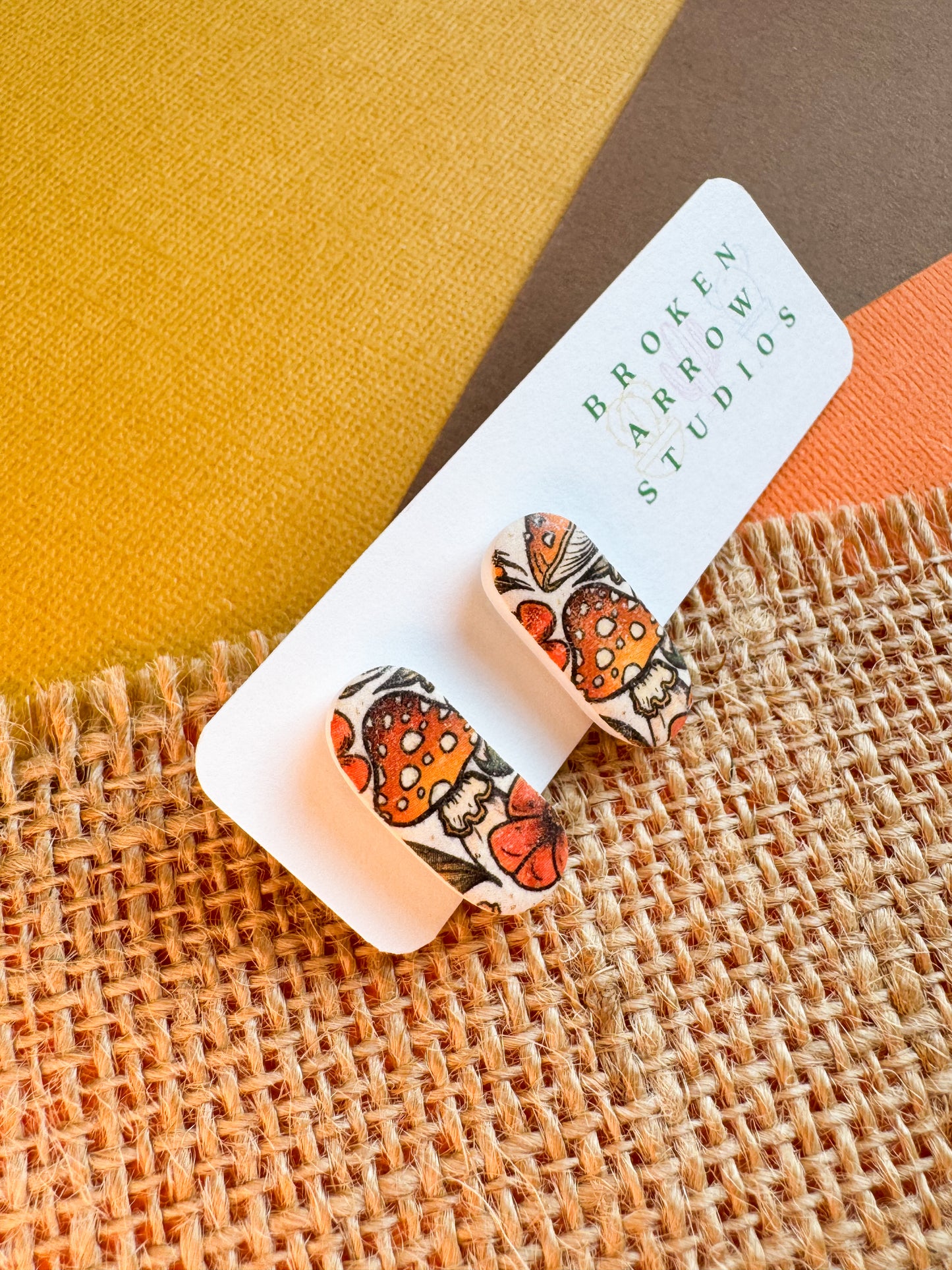 Mushroom Pill Studs