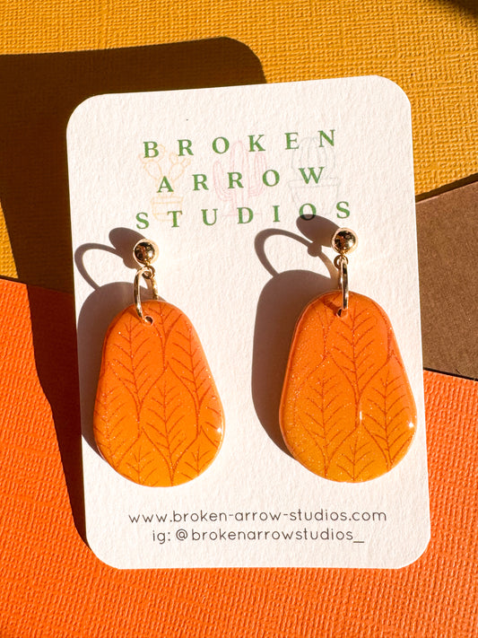 Fall Ombre Avocado Dangles
