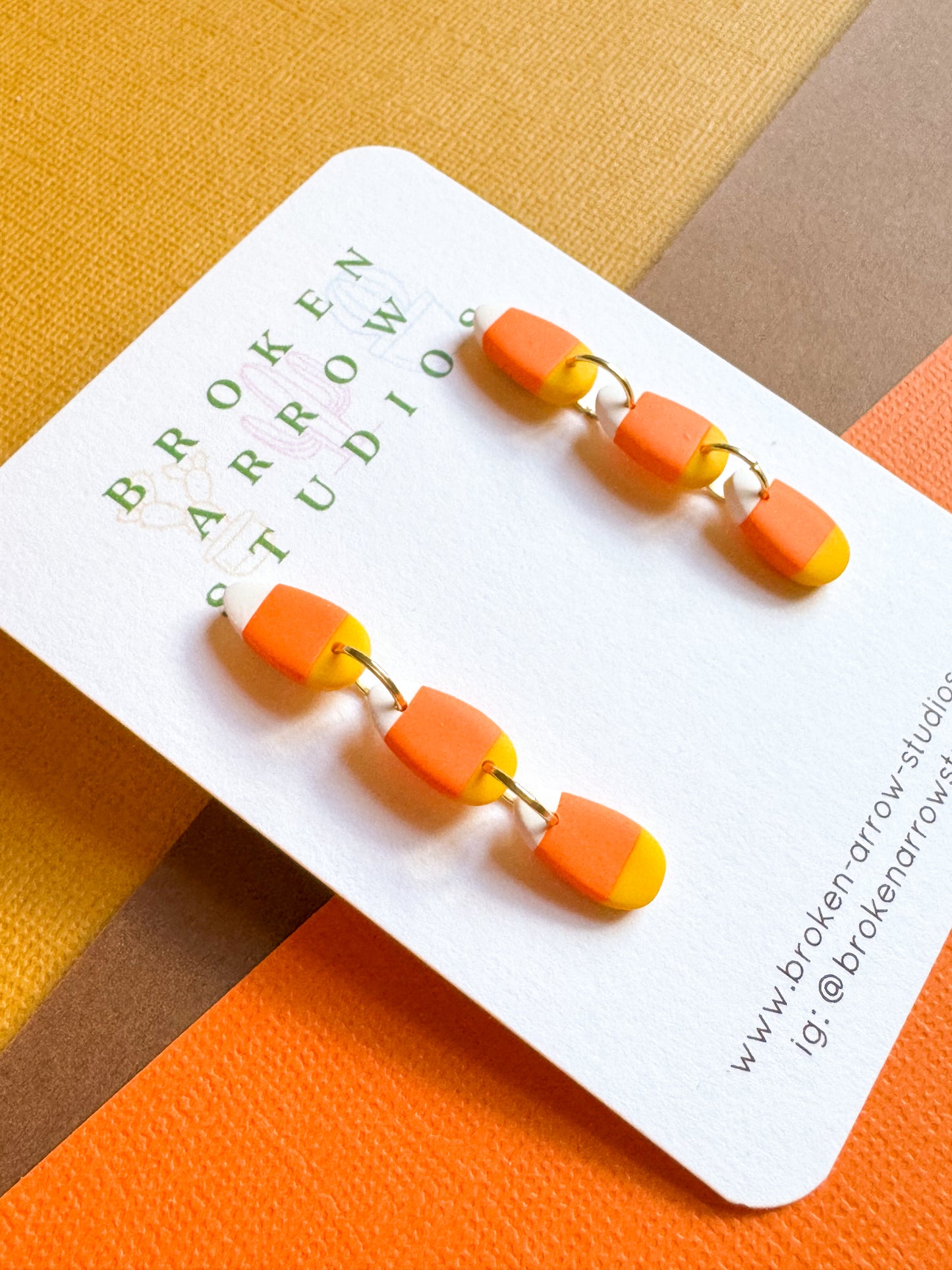 Candy Corn Dangles