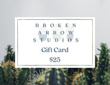 Broken Arrow Studios Gift Card